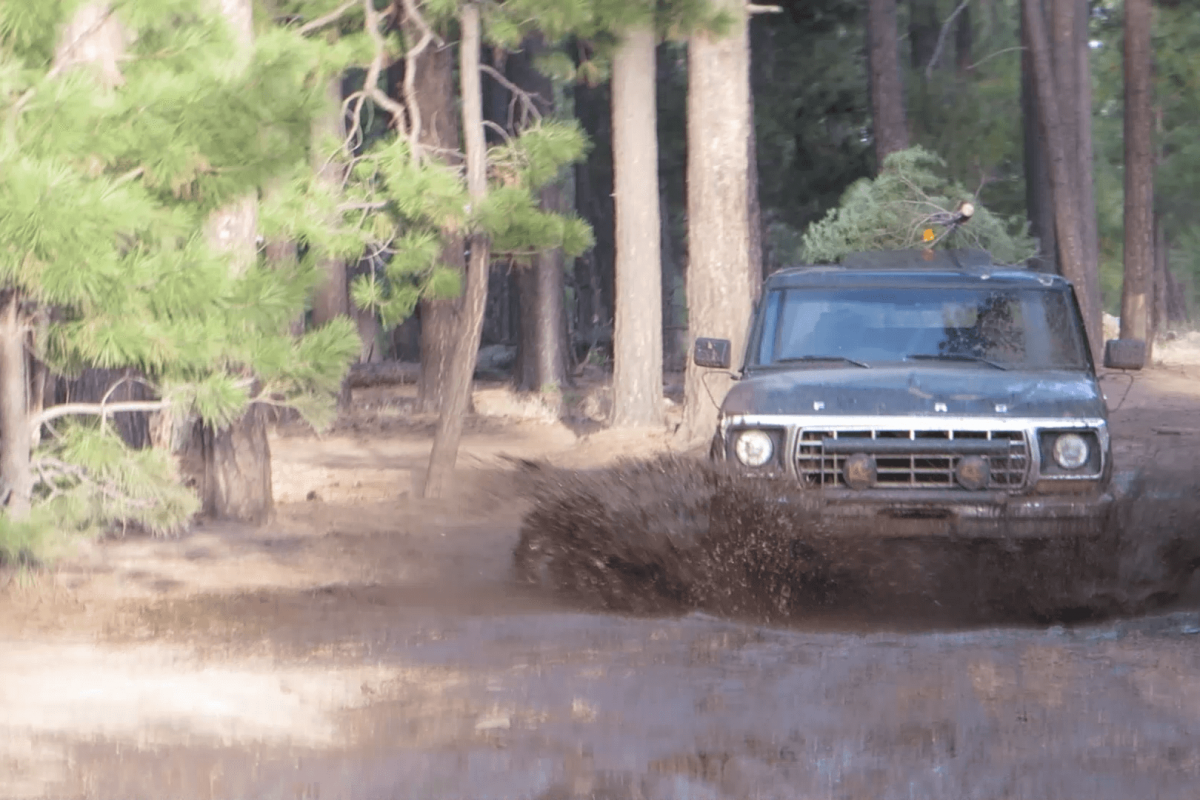 Mud boggin’ the Christmas Bronco