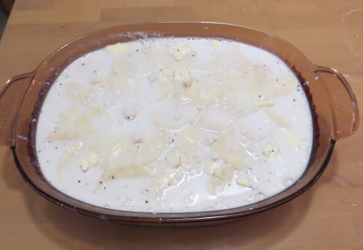 Scalloped Potatoes with Milk Added