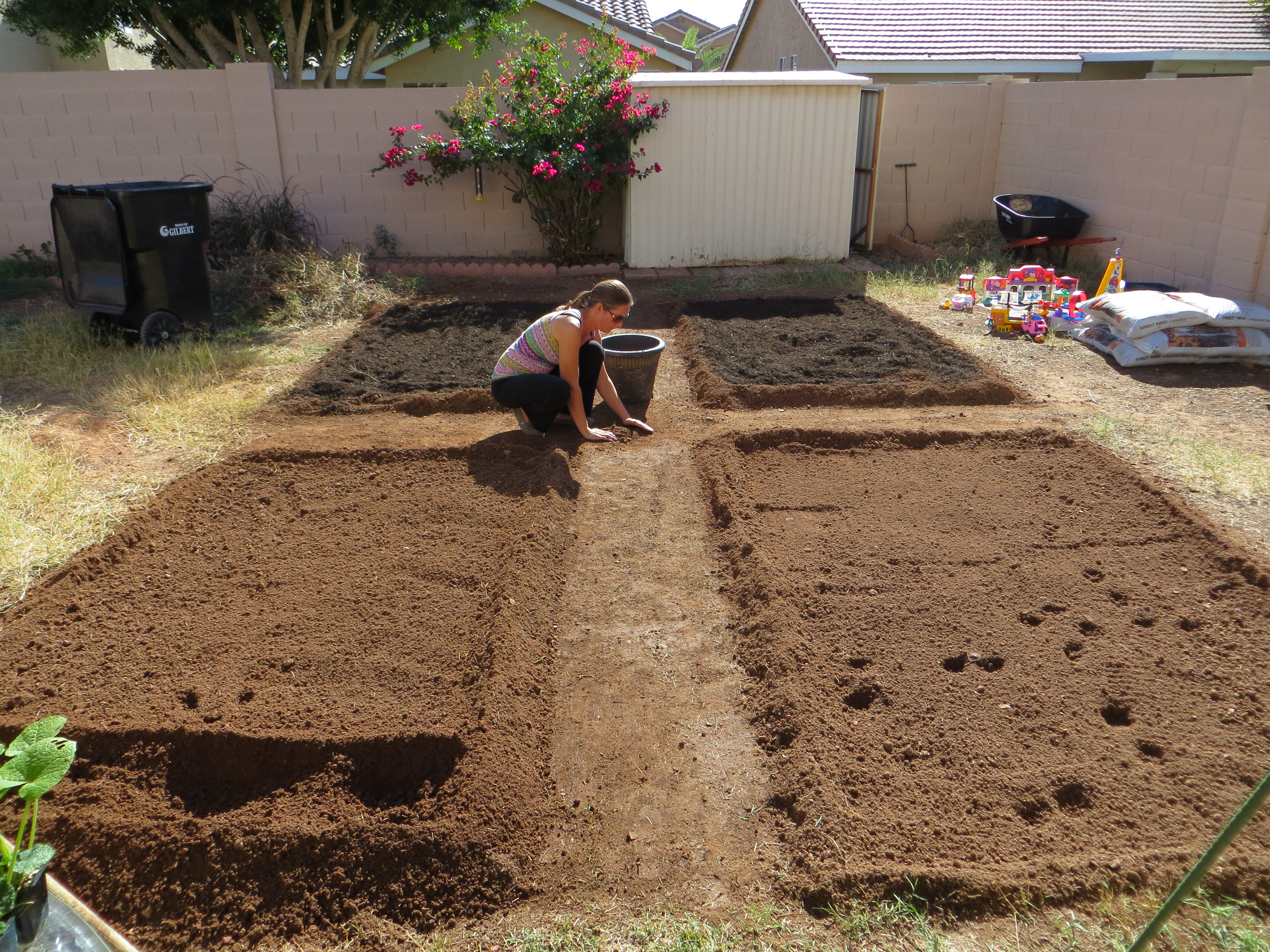 how to build backyard garden beds